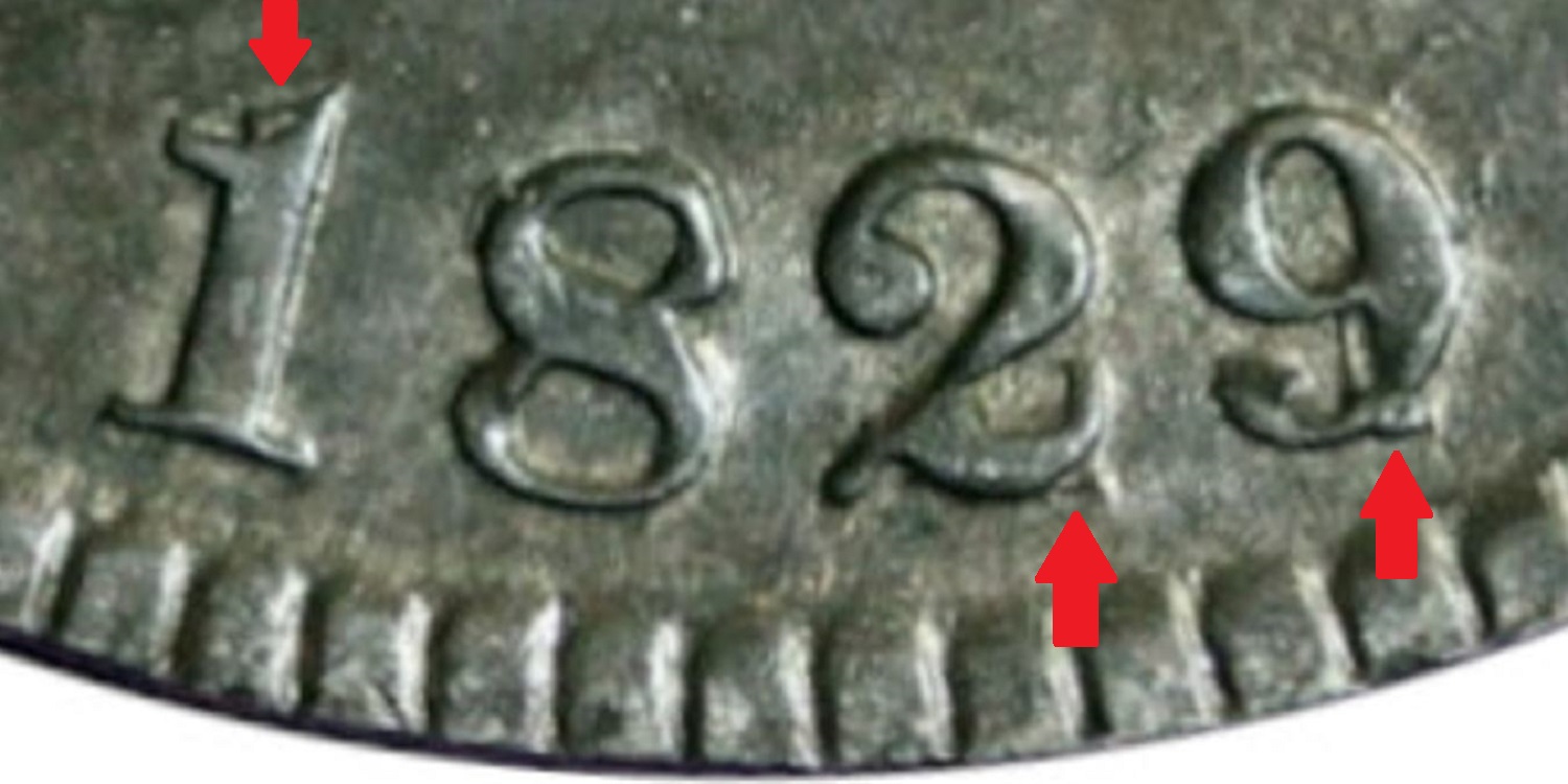 1829/7-50c-Capped-Bust-Half-Dollar-O-101